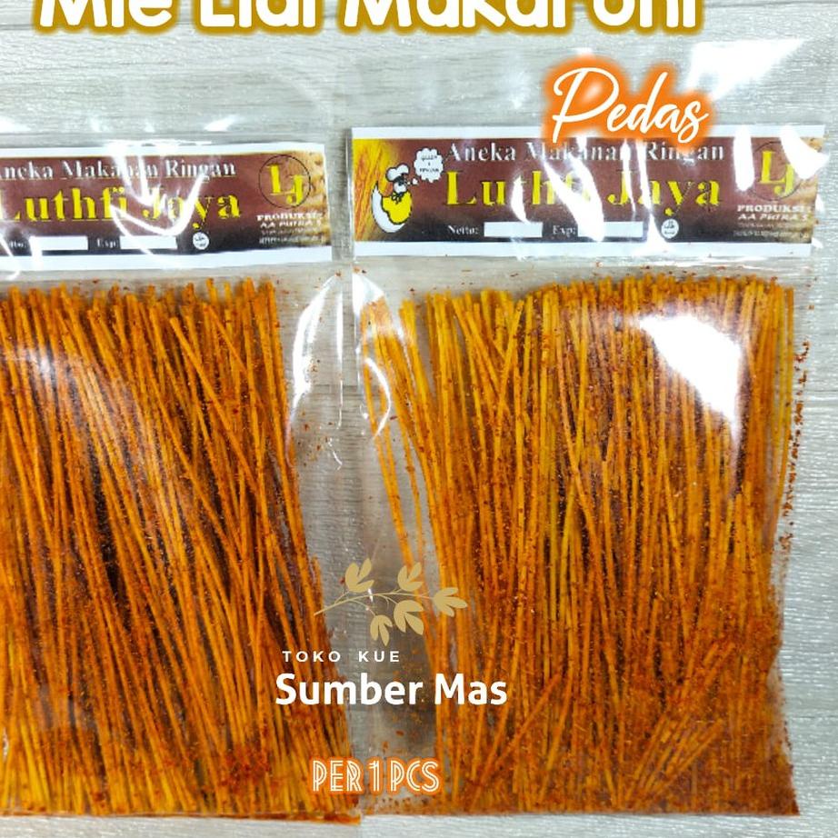 

NIS163 MIE LIDI MAKARONI / mie lidi pedas / mie lidi asin / berat 100 gr ++