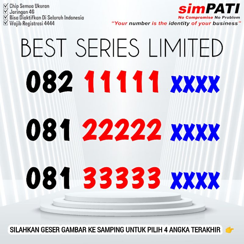 Nomor Cantik Telkomsel Simpati 1