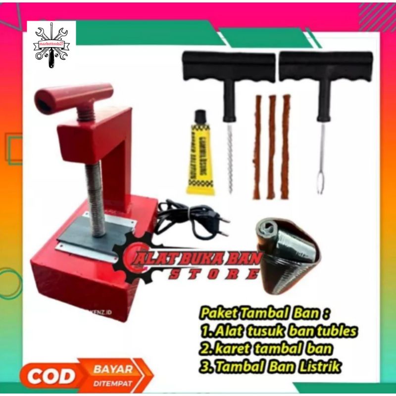 Alat Tambal Ban Listrik Tambal ban tubles ban motor