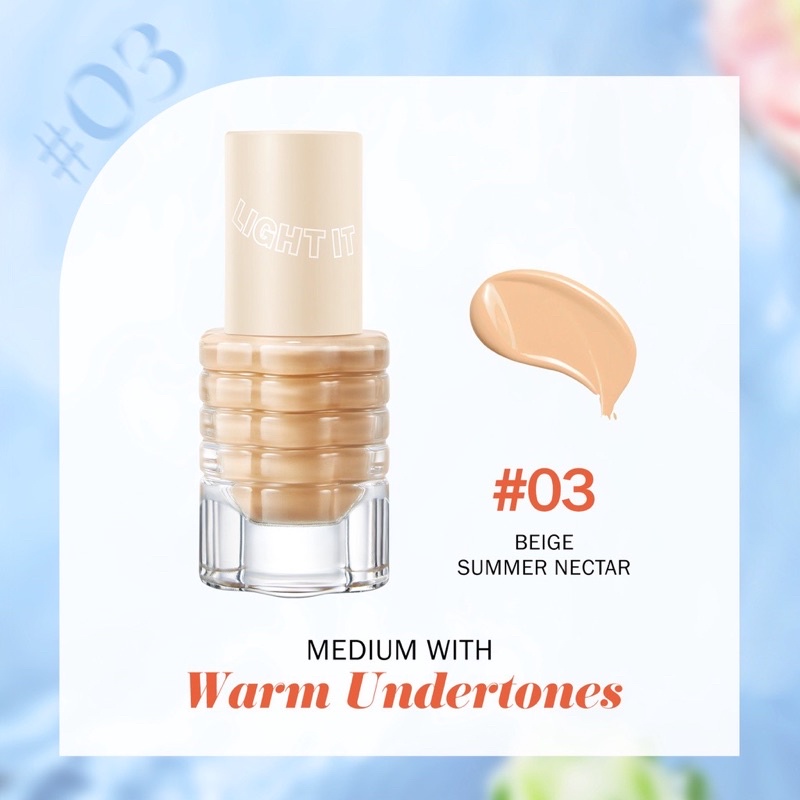 BNB barenbliss Korean Bloomatte Light It Up Skin Tint - 03 ORI ORIGINAL NEW HARGA PRELOVED