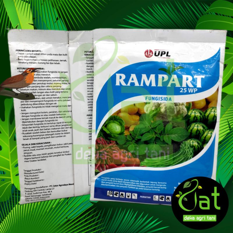 FUNGISIDA RAMPART 25 WP 100GRAM - BAHAN AKTIF METALAKSIL