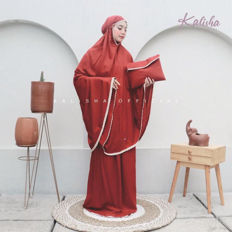 Kalisha official - Mukena katun rayon ARSY premium jumbo