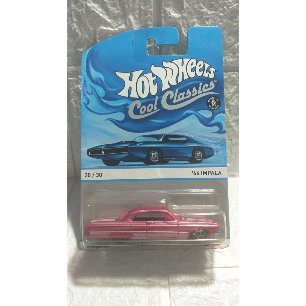 HOT WHEELS COOL CLASSIC  64 IMPALA PINK