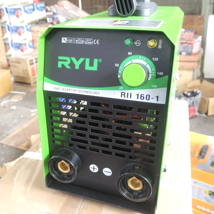 Mesin Trafo Las Ryu RII 160-1 1300W 1300 Watt Travo Welding Inverter