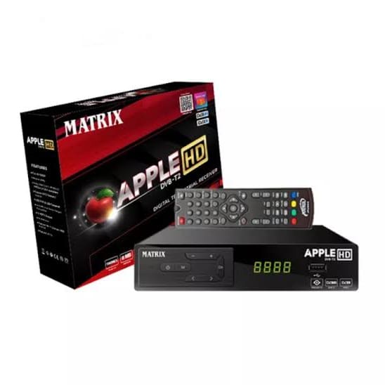 Set Top Box Matrix Apple Merah