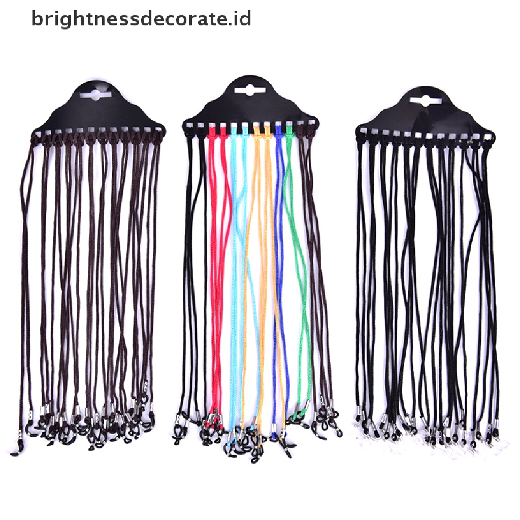 [Birth] 12pcs/set Tali Rantai Nylon Penahan Kacamata Sunglasses Glasses Neck String Strap [ID]