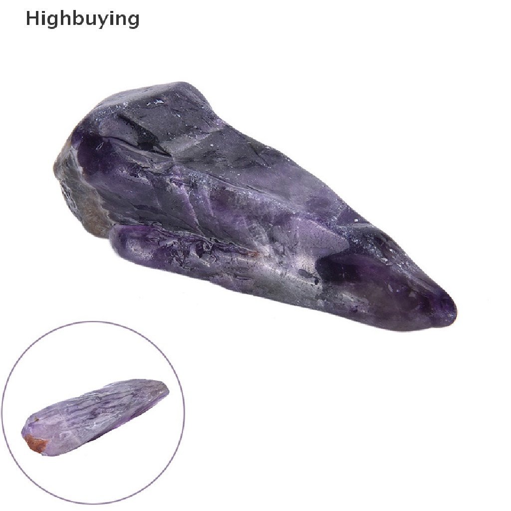 Hbid 100g Natural Ungu Amethyst Titik Kristal Kasar Batuan Spesimen Healing JV, Glory