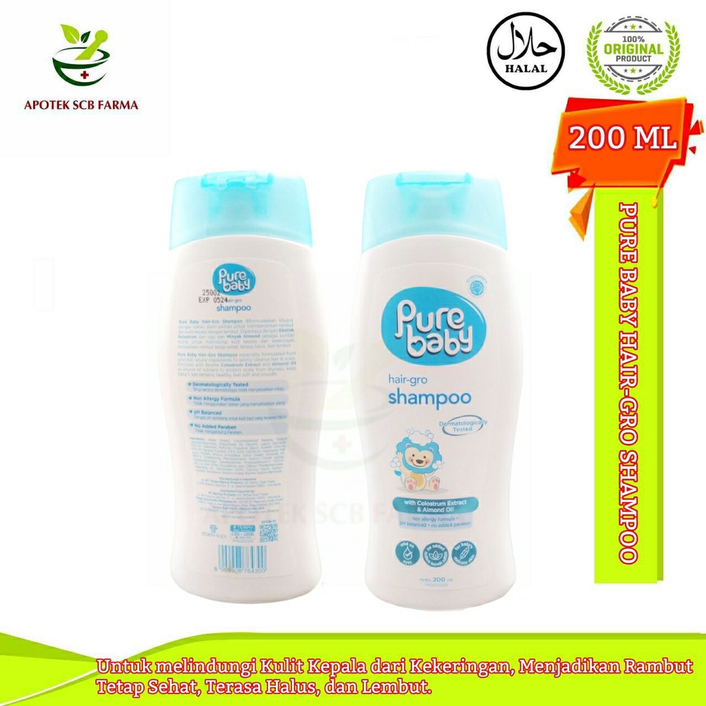Pure Baby Hair-Gro Shampoo 200ml