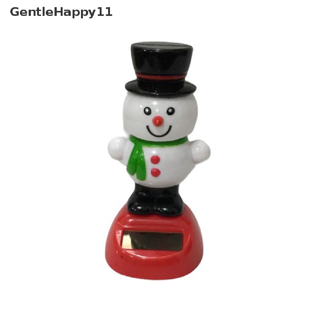 Gentlehappy Ornamen Mainan Goyang Ayunan Otomatis Surya Lucu Pohon Natal Snowman Santa Claus Elk Swinging Dekorasi Untuk Mobil Kantor Rumah id