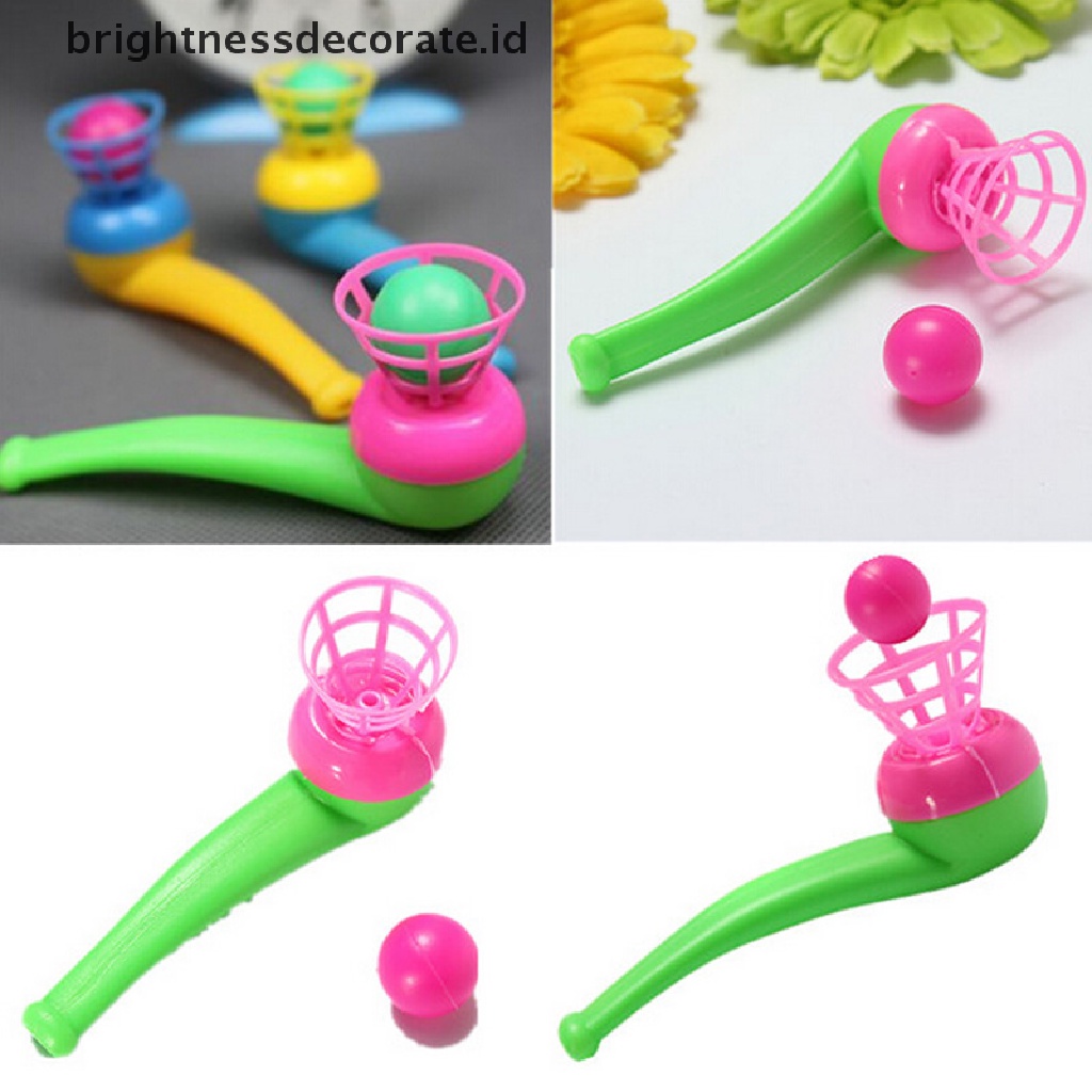 [Birth] 1.6.10pcs Blow Pipe &amp; Balls - Mainan Anak Loot Party Bag Fillers Wedding Kids [ID]