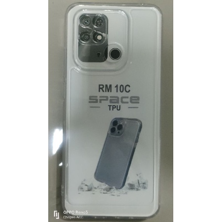 Softcase case slikon kondom bening type Hp Redmi 10C clear bag SPACE TPU pelindung camera kamera