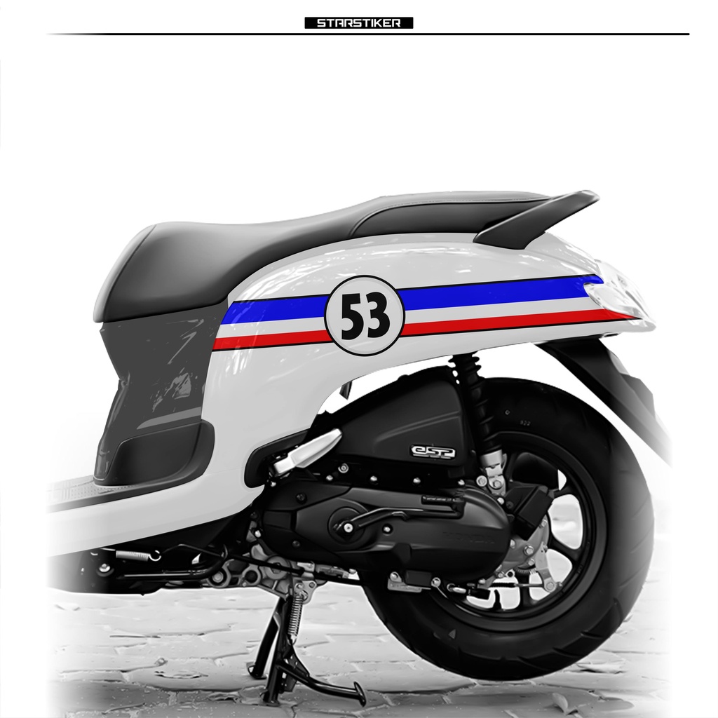 SS5 / STRIPING SCOOPY PRESTIGE / SIMPLE / GARIS /  HERBIE /  CUSTOM /  VARIASI / PRINTING / STICKER 