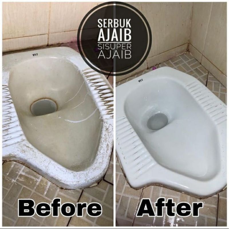 Serbuk Ajaib - Serbuk Pembersih Kerak Lantai Toilet WC Kamar Mandi dll 100 gr