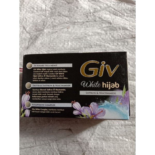 sabun mandi sabun GIV ,  hijab / bengkoang