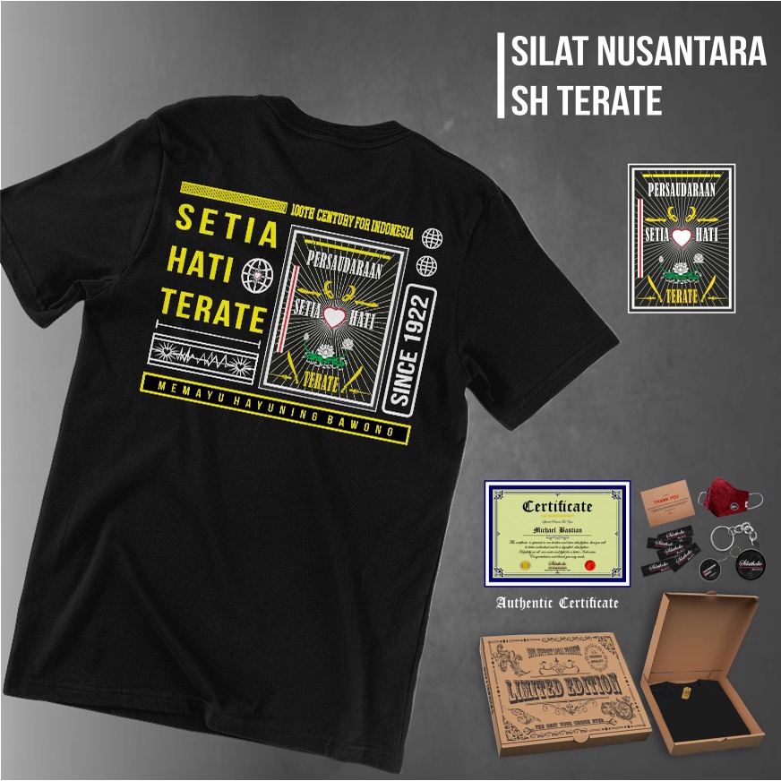 Kaos Psht Terate Terjal Kode Sh Logo