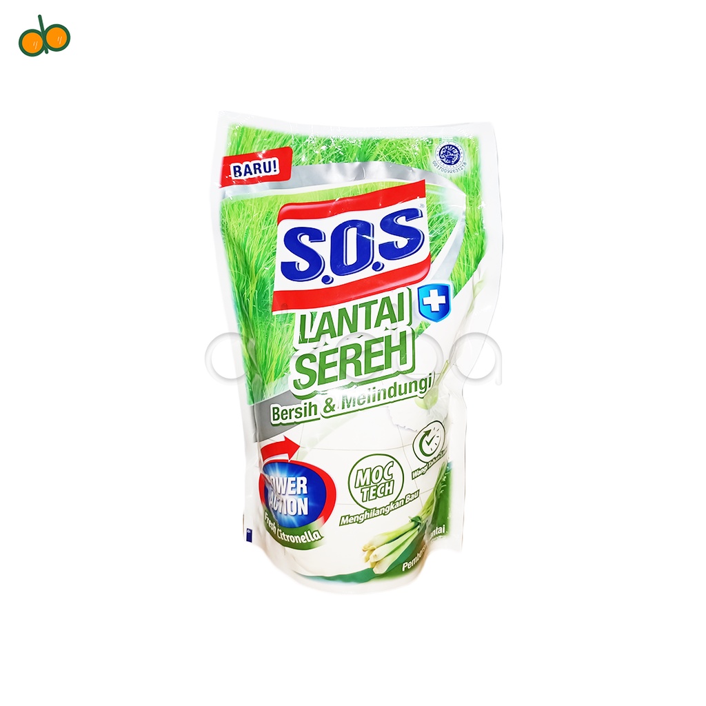 Floor Cleaner SEREH pembersih lantai SOS 700 ml refil pouch