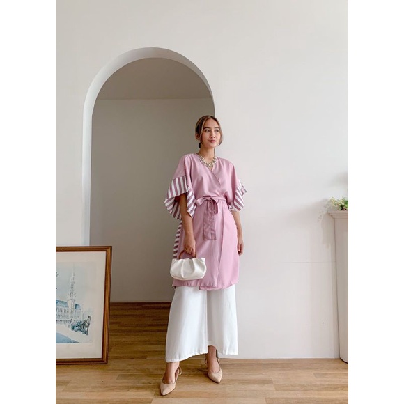 Madina Kaftan One Set Setelan Wanita Tunik