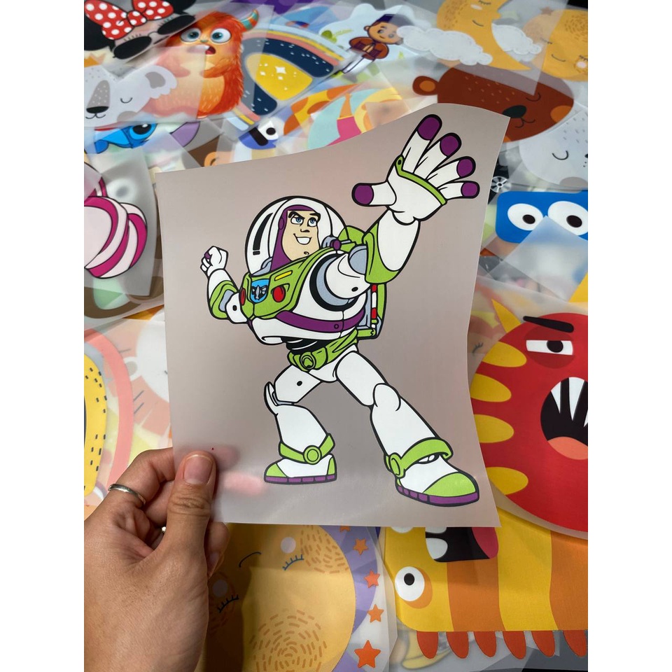 SABLON SETRIKA SABLON DTF PRINTING TEMA KARTUN TOY STORY