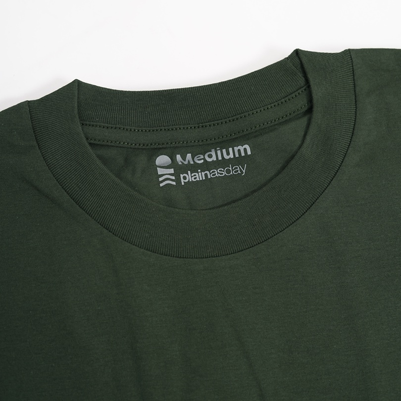 PLAIN Oversize T-Shirt - Forrest Green (Kaos Polos Oversize 24s)