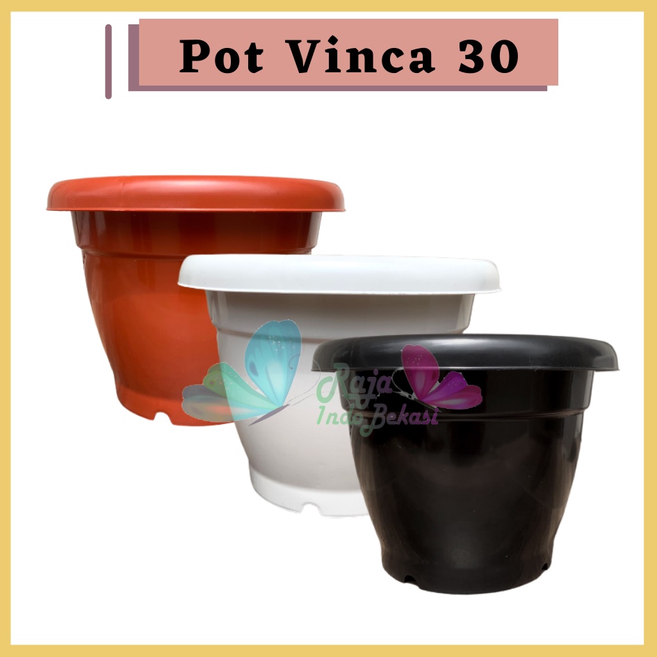 Pot Gentong VINCA 30 PUTIH HITAM COKLAT Pot Plastik Bunga Jumbo Besar Tebal Murah Tanaman Bkn Pot Tawon 30 Pot Tulip 45 20 30 Galaxy 25 40-Pot Bunga Putih 30 Strawberry | Pot Tanaman Plastik Besar