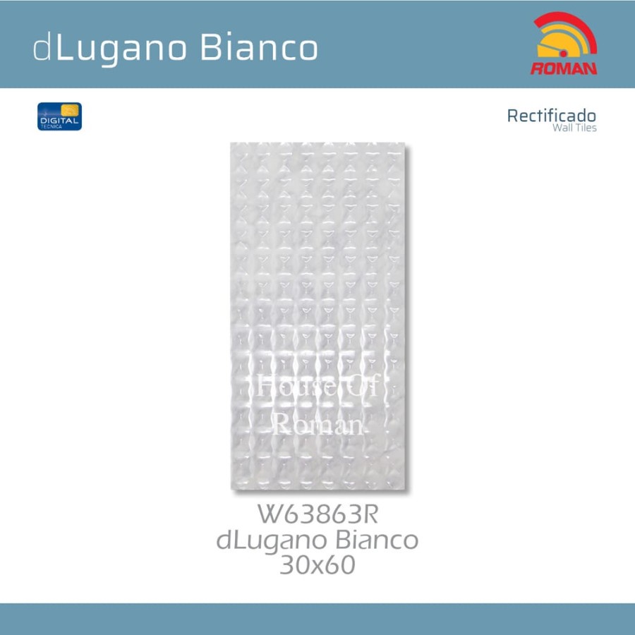 ROMAN KERAMIK DLUGANO BIANCO 30X60R W63863R (ROMAN HOUSE OF ROMAN)