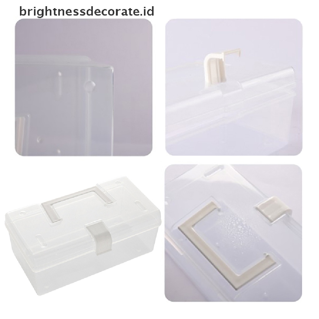 [Birth] Desk Organizer Tempat Kotak Penyimpanan Masker Holder Dengan Handle Household Serba Serbi Box [ID]