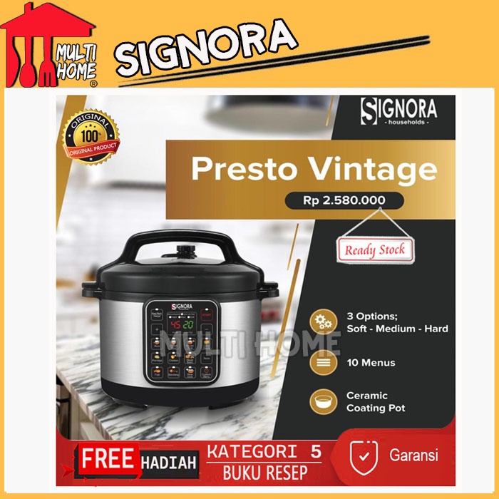 PRESTO VINTAGE SIGNORA + BONUS KATEGORI 5