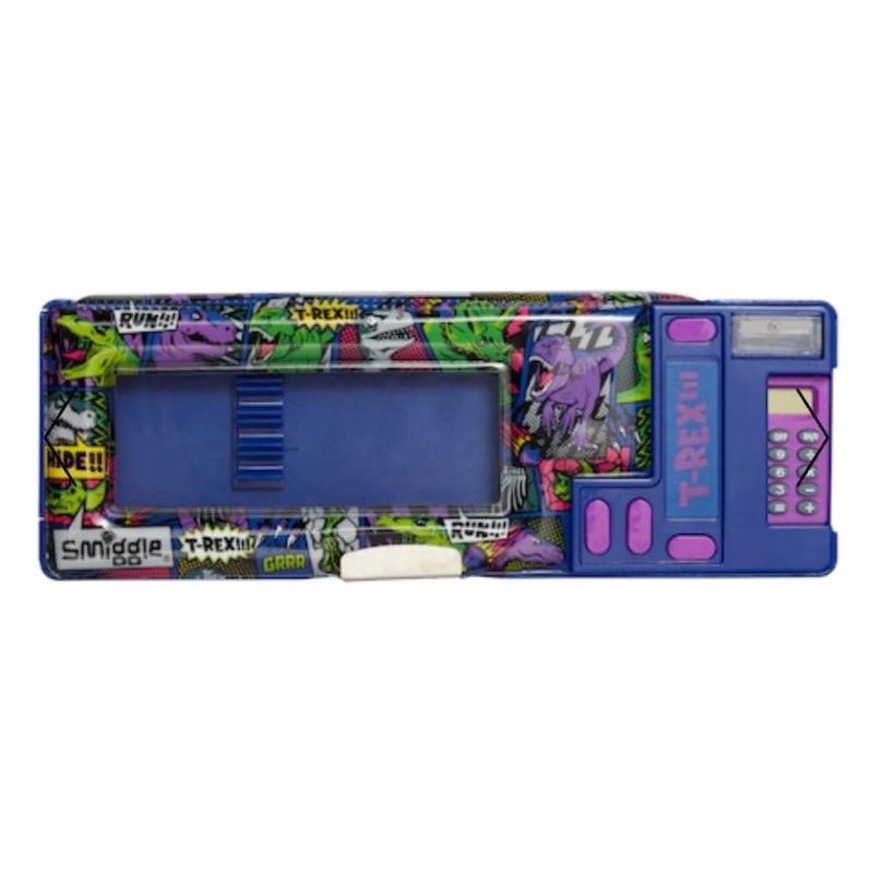 SMIGGLE TEMPAT PENCIL POP OUT with Calculator Kotak pensil anak hard cover SD TK SMP SMA kalkulator