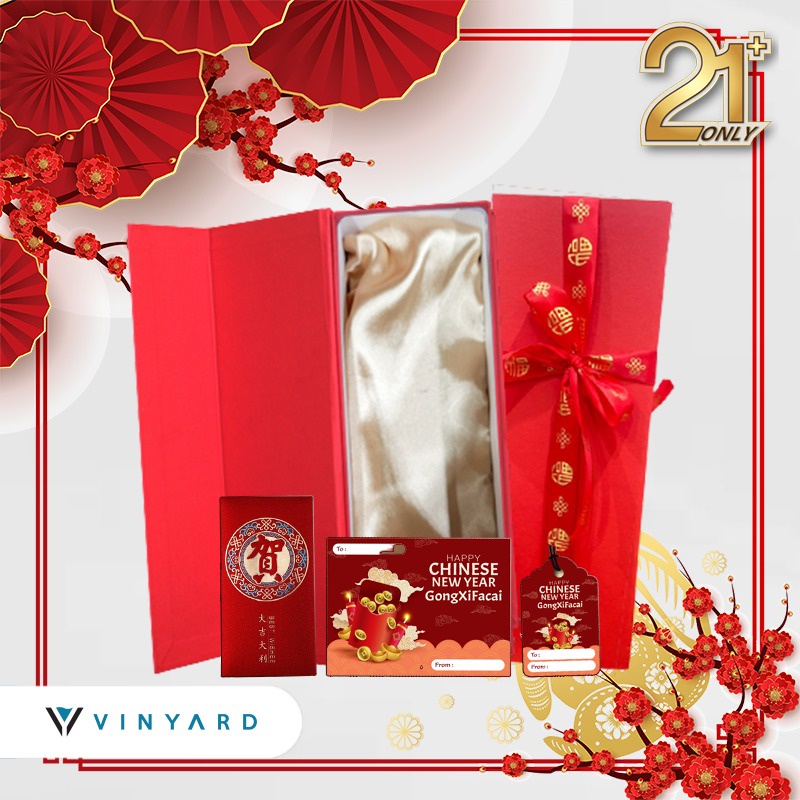 Gift Box Hampers Chinnese New Years ( Merah )