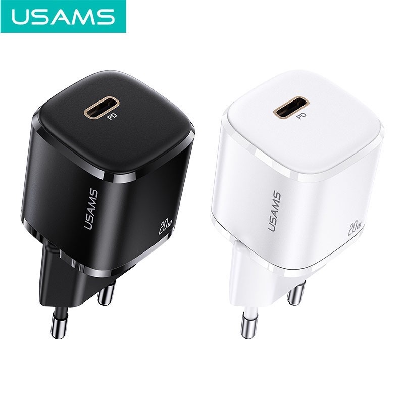 Adapter Charger Type C USAMS T36 Fast Charging 20W Kepala Adaptor