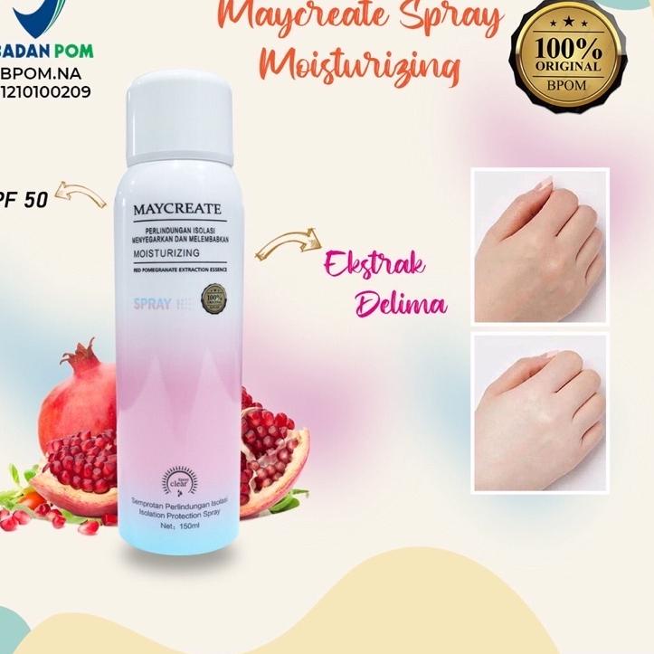 Discount Today BPOM Maycreate Spray Original 150ml / Maycreate Instan Skin Whitening / Kimberlin / M