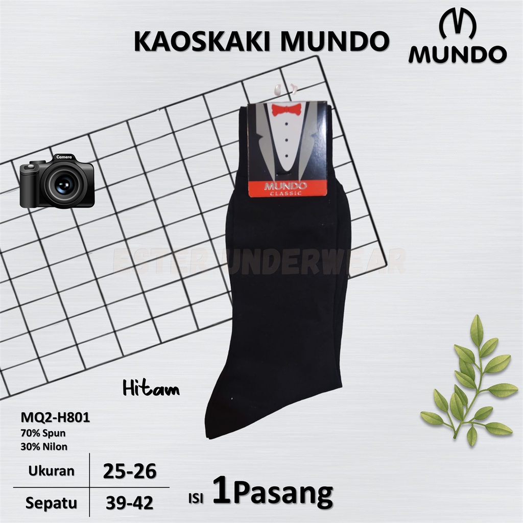 Kaos Kaki MUNDO CLASSIC -MOTIF- MQ2-A/B/C ISI 1