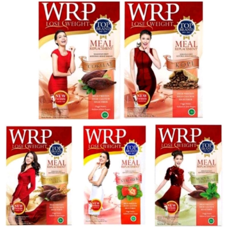 

WRP Meal Replacement Lose Weight 324 gr 1 Box Isi 6 Sachet