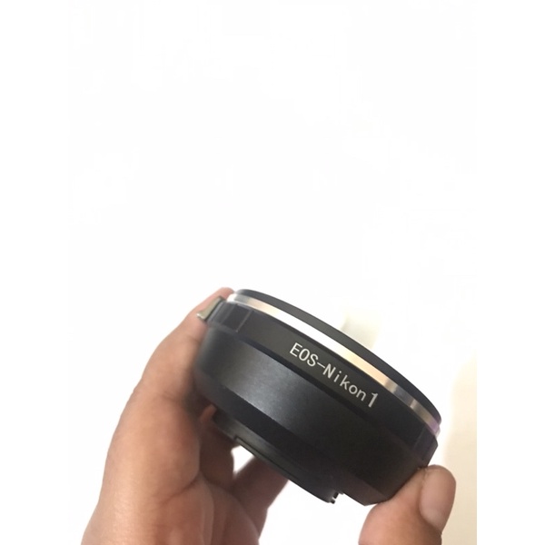 Adaptor Lensa EOS EF EFS - Nikon 1 J1 J2 J3 V1 V2 V3 dsb Like New