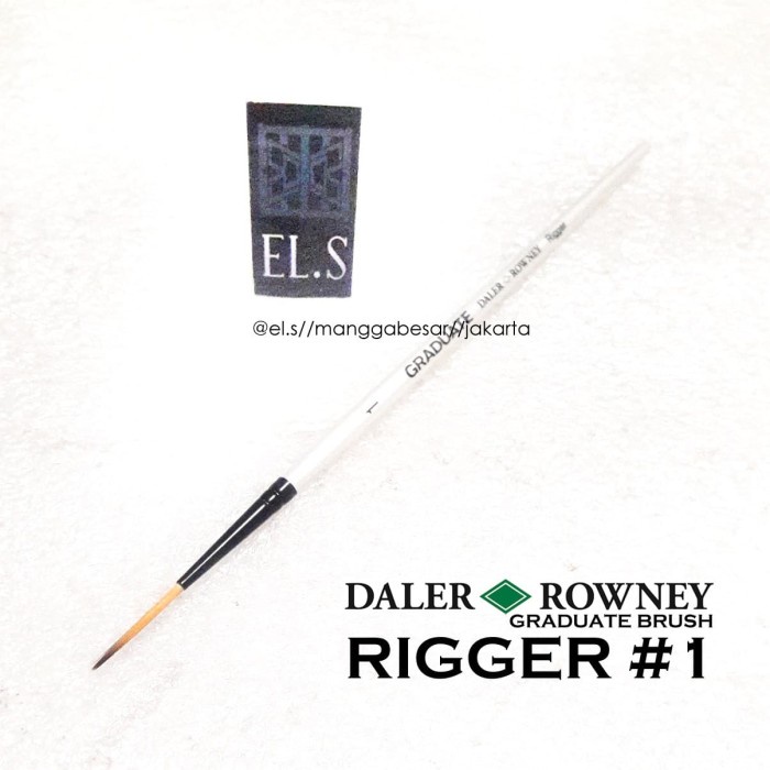 

Kulu Daler Rowney Graduate Brush Rigger 1 (Kuas Lukis)