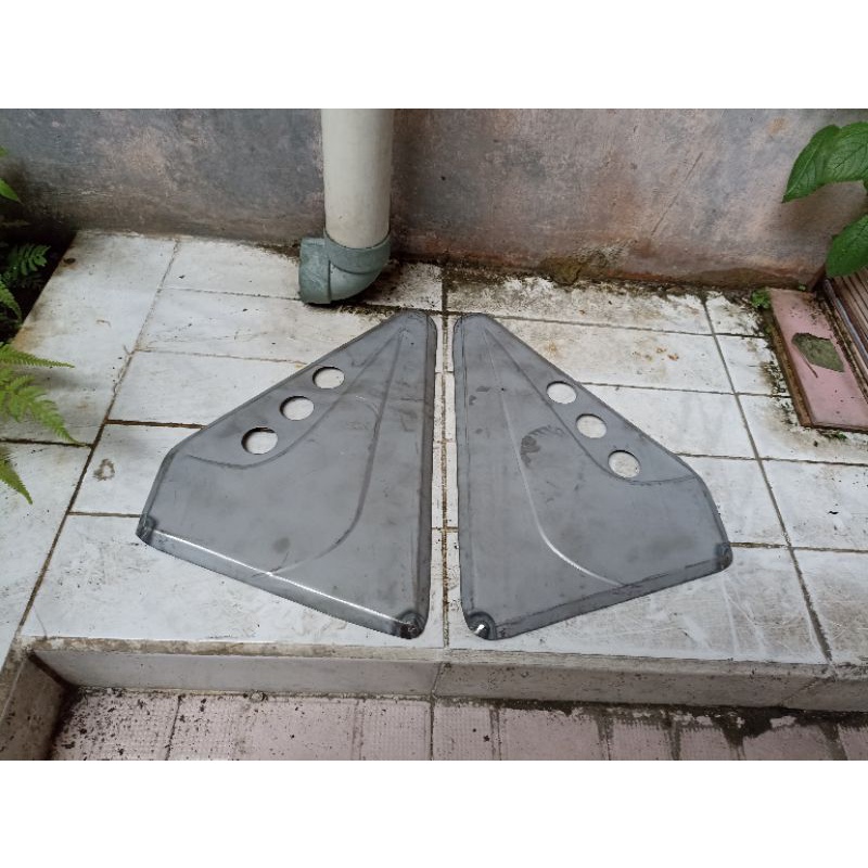 Satu set box aki cover tutup accu samping Aci aki japstyle custom cb gl thunder tiger megapro byson