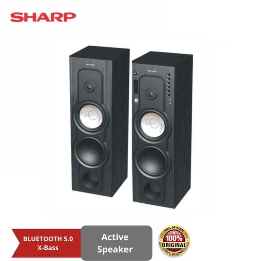 Speaker Aktif Sharp CBOX B880UBL + Bluetooth
