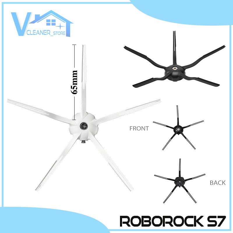 Aksesoris OEM Robot Vacuum Cleaner Roborock S7 T7S T7S PLUS Side Brush / Main Brush/ Brush Cover / Dust Bag