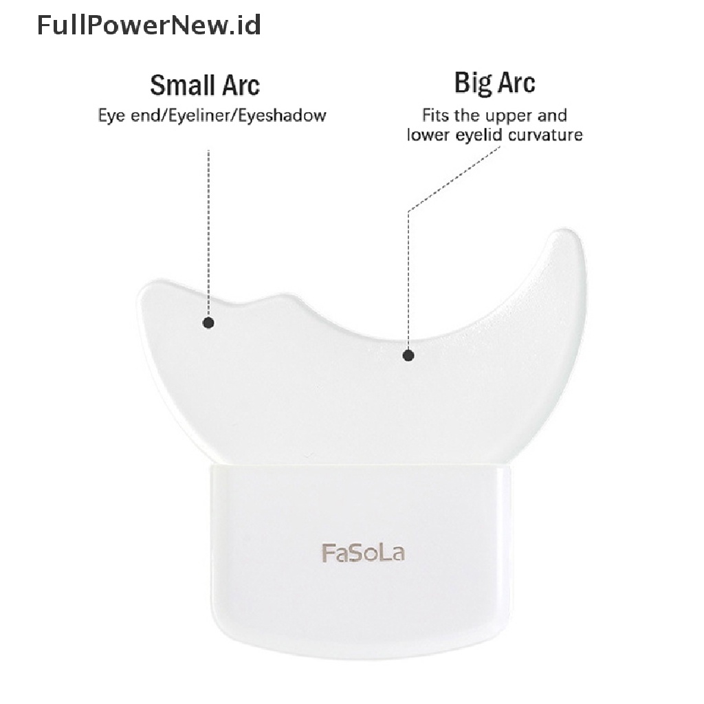 Power 1Pcs Profesional Eyeliner Template Silicone Maskara Baffle Eyeliner Aid Tool ID