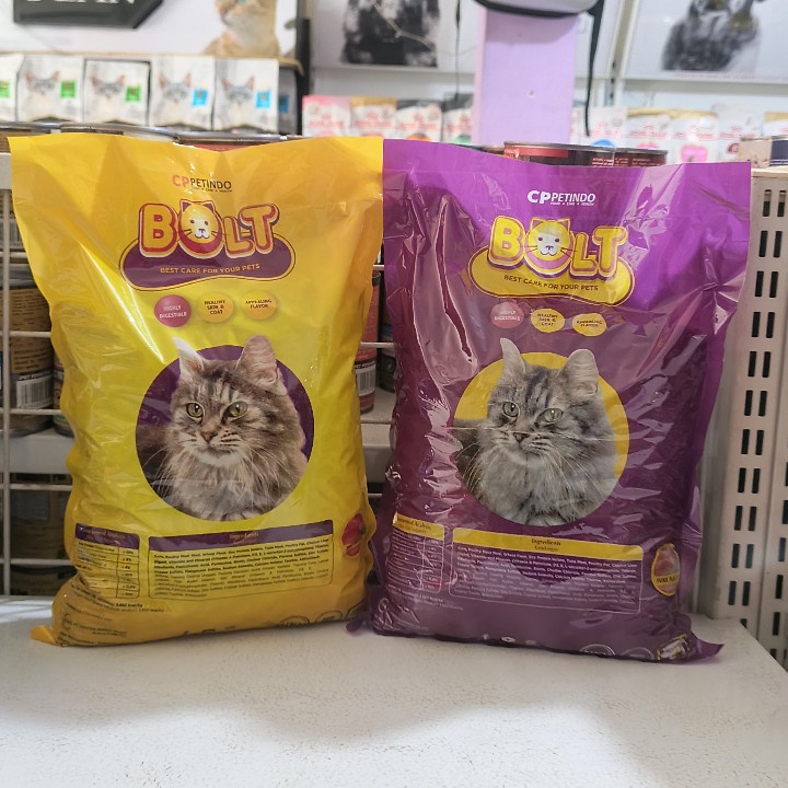 Makanan Kucing Bolt Tuna Flavour Kemasan 1KG