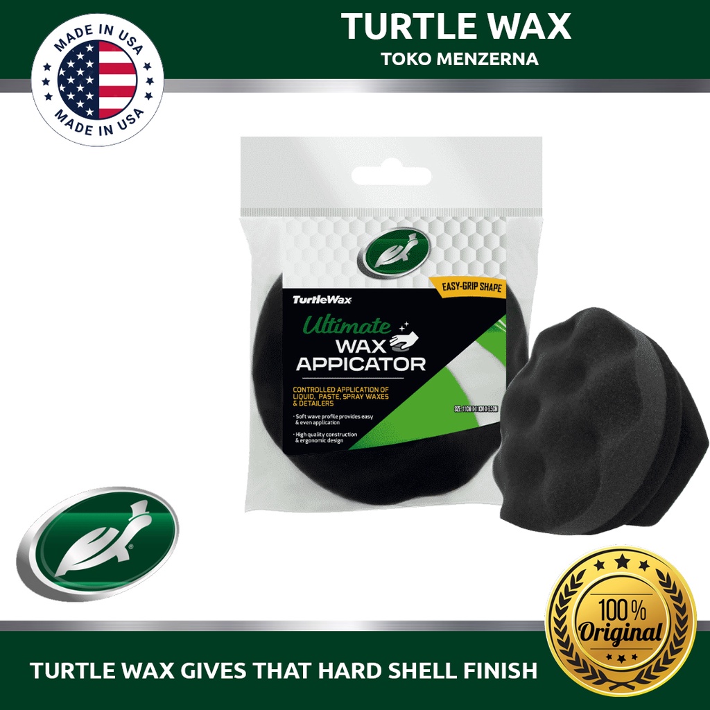Turtle Wax Ultimate Wax Applicator Spons Poles Mobil Motor Pengkilap