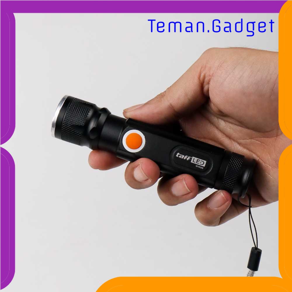 TG-SNT TaffLED Senter LED Lentera USB T6 + COB 2300 Lumens - WY8106