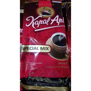 

Kopi-Bubuk- Kopi Kapal Api Special Mix 25Gr (10 Bungkus/Lembar) -Bubuk-Kopi