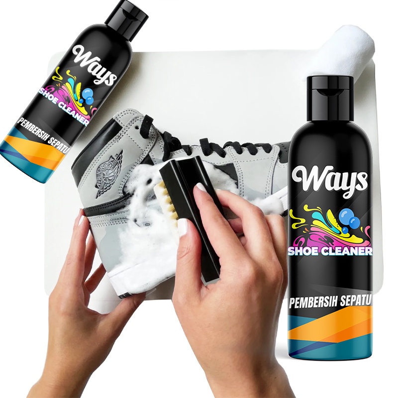 WAYS Shoe Cleaner Cairan Pembersih Sepatu / Shoes Care Cleaner - 100ml