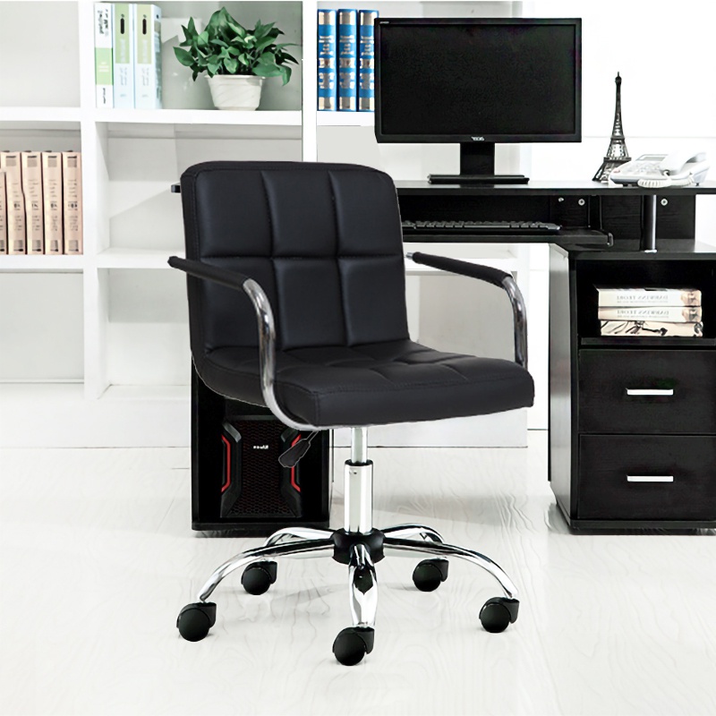Kursi Kantor Kulit Berroda Kain Fabric Hidrolik High Quality - KREASIRUMAH88
