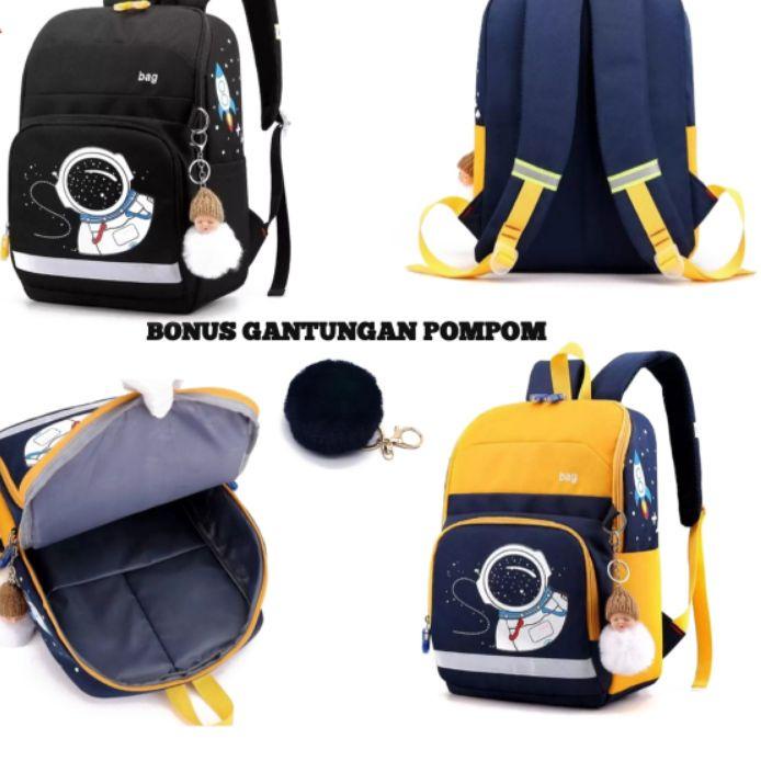 Hot Tas Ransel anak sekolah Sd karakter Pria Wanita Tas anak sekolah sd Termurah Tas anak Astronot