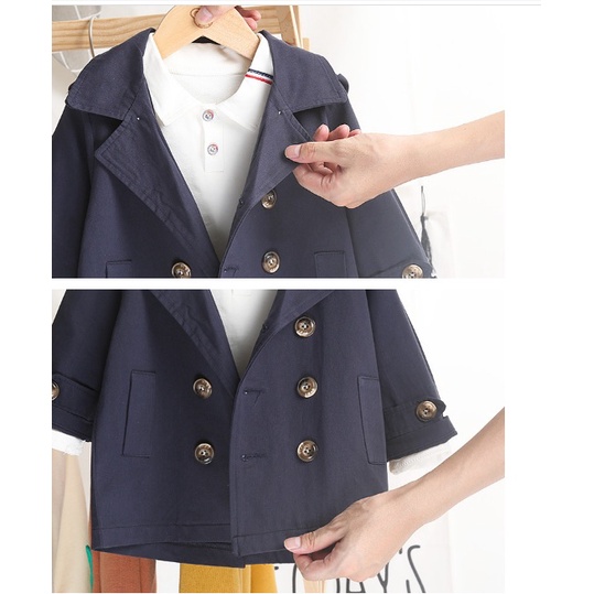 Fashion korea import grosir baju anak cowo JACKET 6 kancing