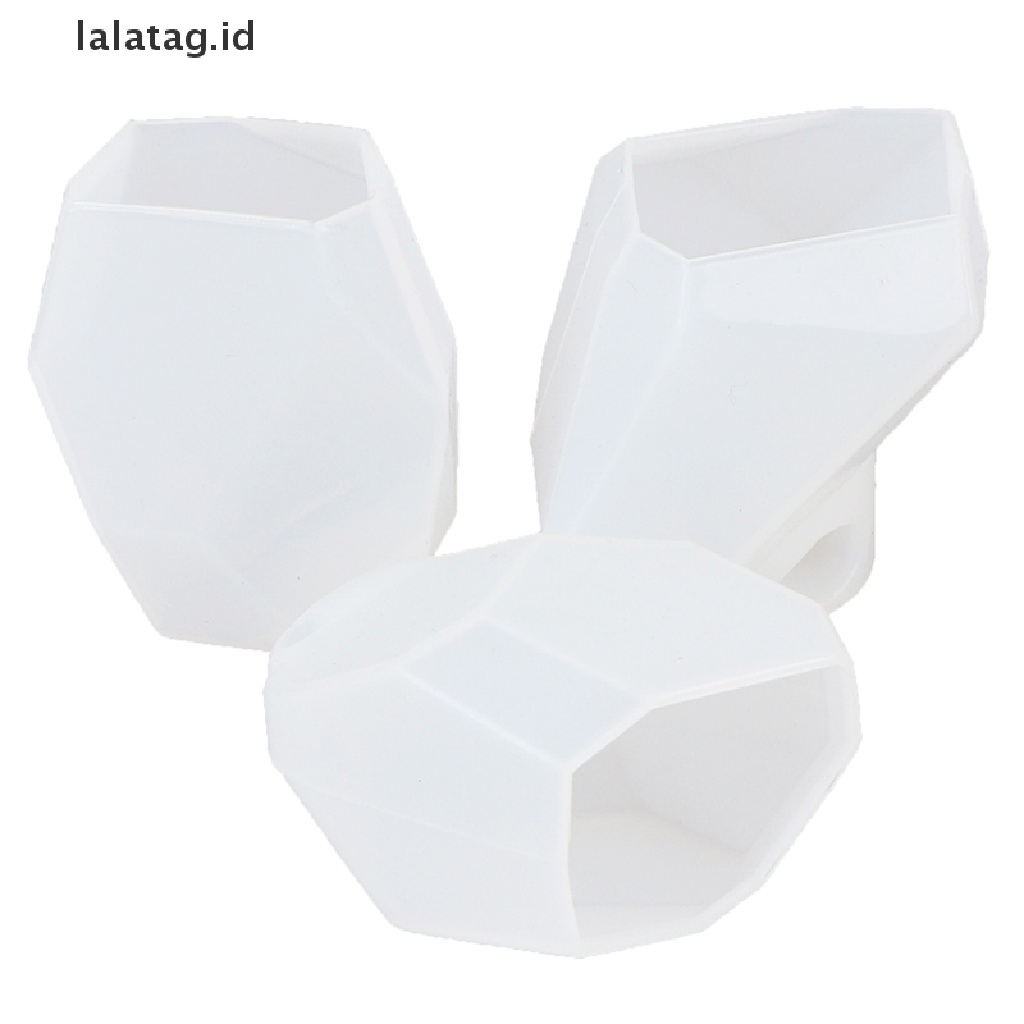 [lalatag] 1pc Cetakan Sabun Kristal Irregular Geometric Mold Silicone Resin Ornaments Craft [ID]