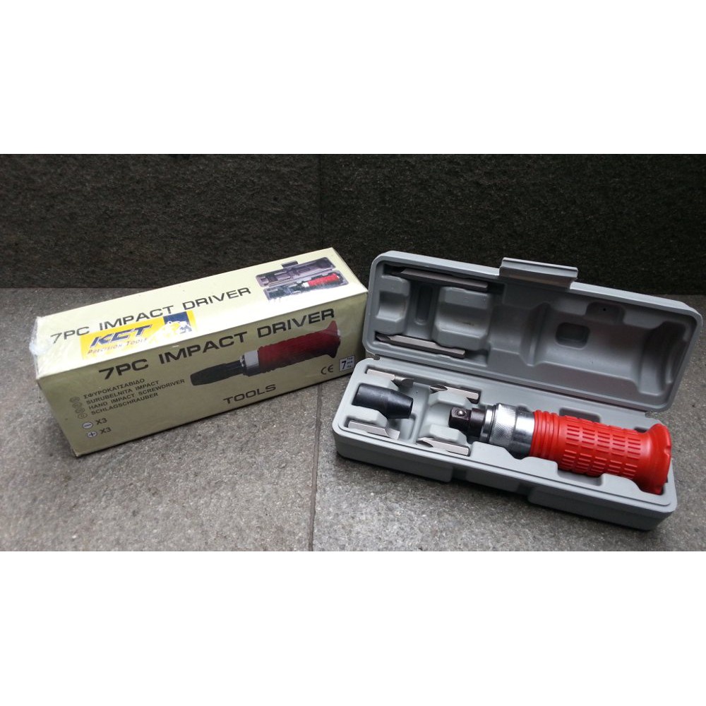 Obeng ketok putar obeng ketok vesel 7pc impact driver tools obeng getok MURAH