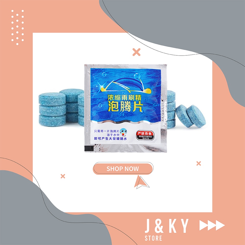Tablet Sabun Pembersih Kaca / Sabun Wiper Pembersih Kaca Mobil Serbaguna / sabun pembersih kaca wipe